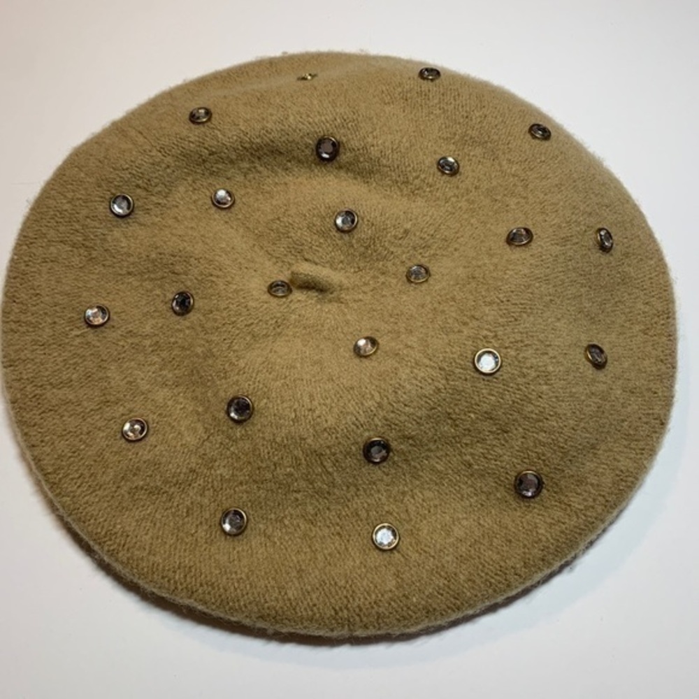 Isaac Mizrahi Rhinestone Cap Hat Beanie